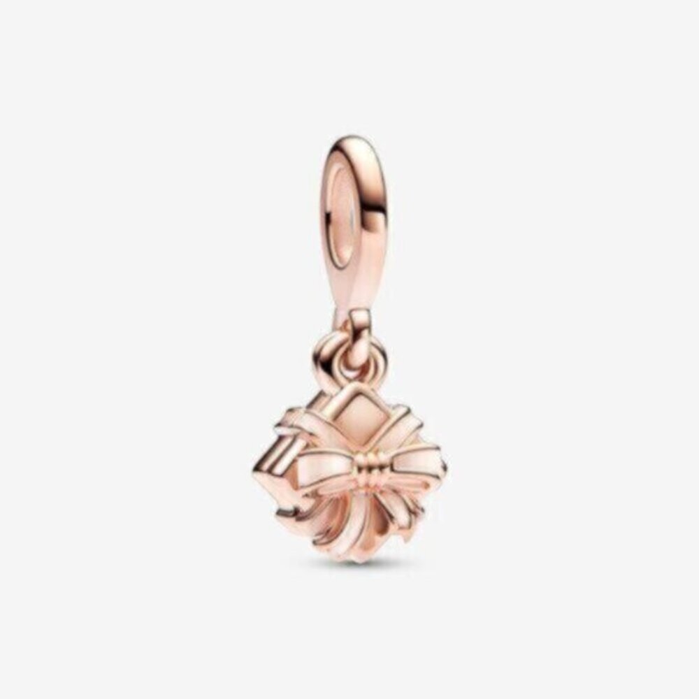 Pandora Rose Gold Gift Box Dangle Charm